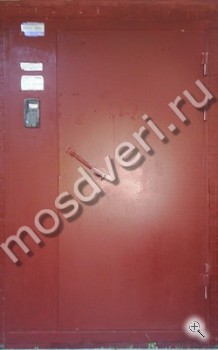 Подъездная дверь с домофоном, простой окрас - купить от производителя Мосдвери Подъездная дверь с домофоном, простой окрас