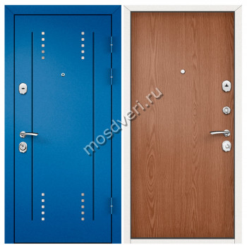 Синие входные двери в квартиру SVK-35 - купить от производителя Мосдвери Синие входные двери в квартиру SVK-35